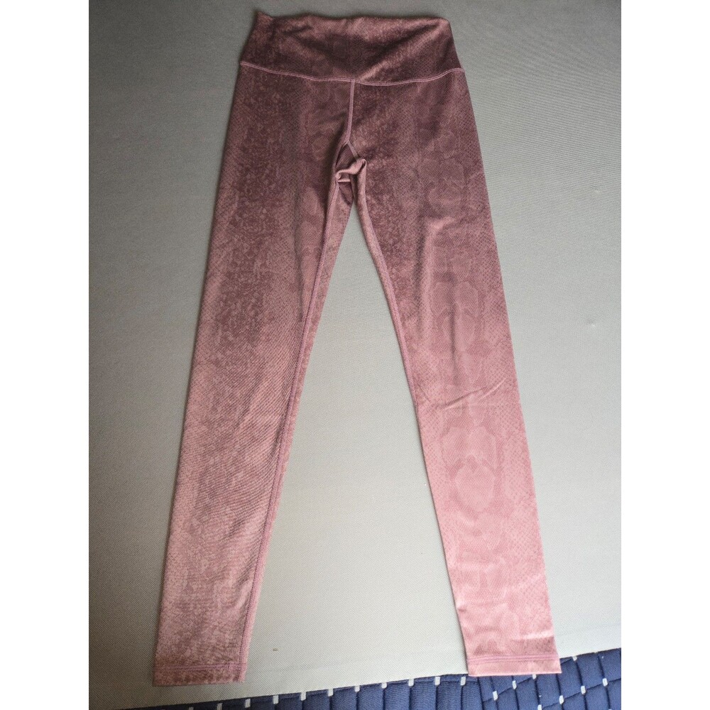 Glyder High-Waisted Leggings Size S Mauve Snake Print